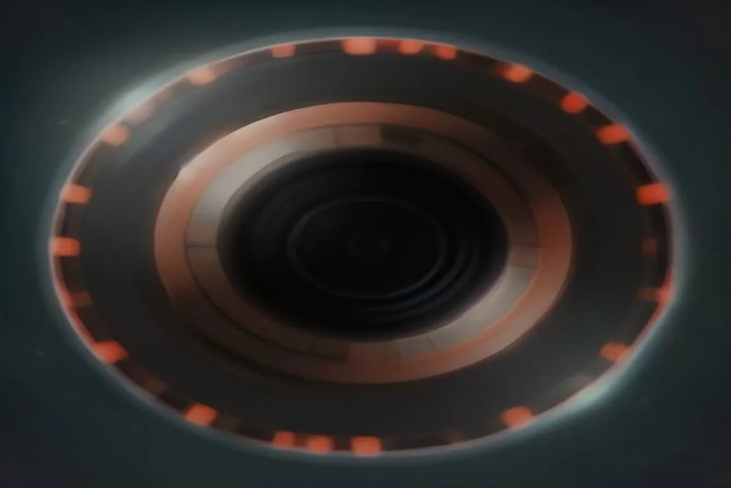 Slot reels mid-spin with glowing symbols